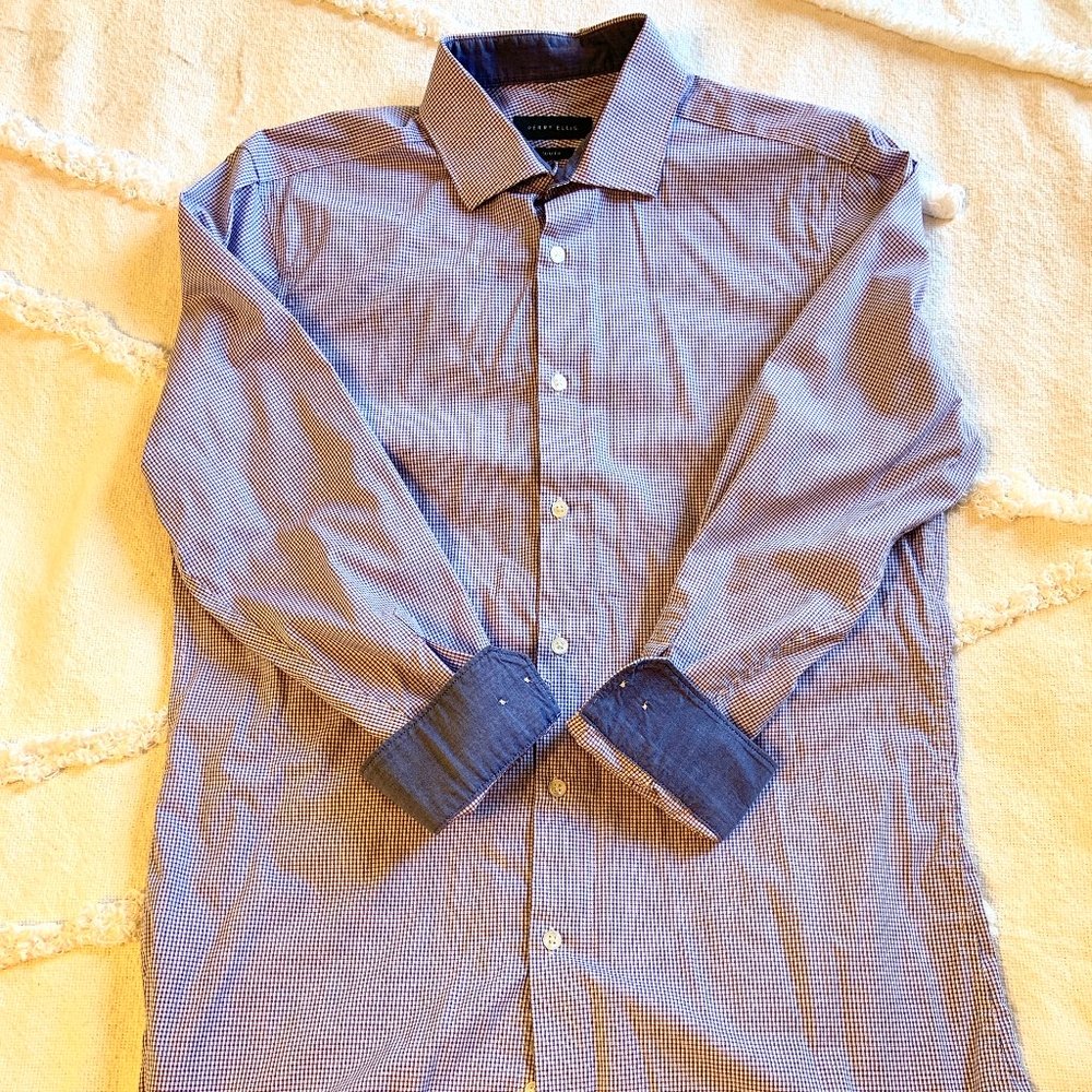 Perry Ellis Slim-Fit Dress Shirt